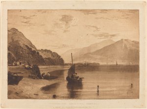 Inverary Pier, publicerad 1811. av Joseph Mallord William Turner