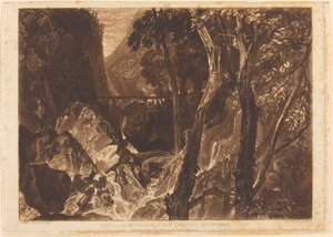 Bruk nära Grand Chartreuse, publicerad 1816. av Joseph Mallord William Turner