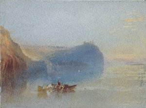 Scen på Loire, c1826-1830 av Joseph Mallord William Turner