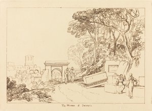 The Woman of Samaria, publicerad 1819. av Joseph Mallord William Turner