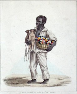 Dockförsäljare på karnevalen i Kingston, Jamaica av J.M. Belisario