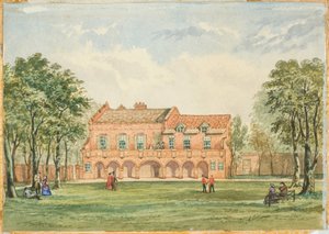 Old Forth House, Newcastle (kroppsfärg, penna och wc ombord) av J.R. Dewar