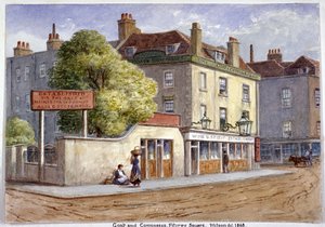 Old Goat and Compasses Inn, Marylebone Road, London, 1868 av JT Wilson