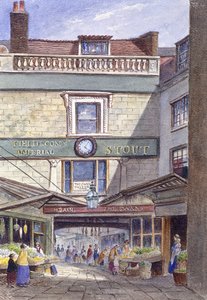 Swan Inn, Leadenhall Market, London, c1870