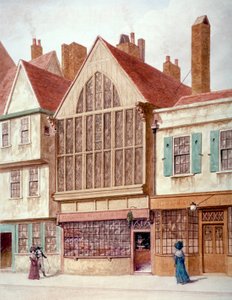 Utsikt över Trinity Hall, Aldersgate Street, City of London, 1780.