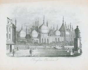 Översikt över Brighton Pavilion av J.T. Wood