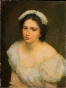 En elsassisk flicka av J. Alden Weir