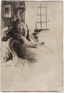 Vid fönstret av J. Alden Weir