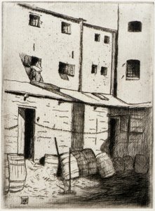 Coon Alley av J. Alden Weir