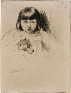 Gyp och zigenaren av J. Alden Weir