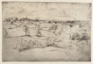 Landskap av J. Alden Weir