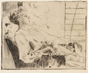 På torget av J. Alden Weir