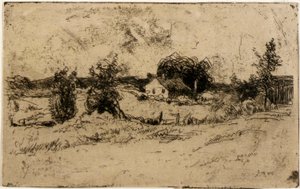 Gården av J. Alden Weir