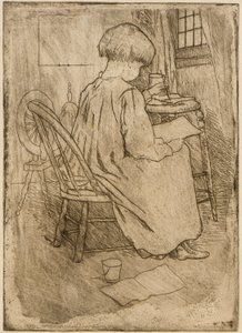 Den lilla konstnären av J. Alden Weir