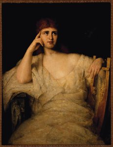 Musikens musa av J. Alden Weir