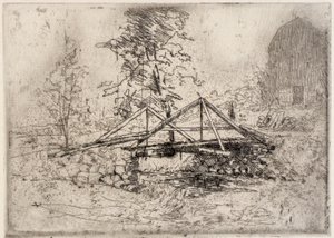 Träbron av J. Alden Weir