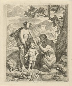 Achilles undervisas av Chiron Scener ur Achilles liv (serietitel) Vitam et mortem achilli (serietitel)