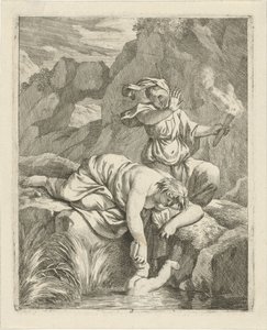 Thetis sänker Akilles i Styx Scener ur Achilles liv (serietitel) Vitam et mortem achilli (serietitel)