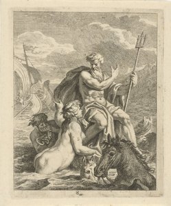 Seascape med Thetis och Neptunus Scener ur Achilles liv (serietitel) Vitam et mortem achilli (serietitel)