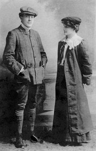 Mabel Hackney och Laurence Irving, 1907.