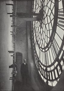 Inre vy av Big Bens Dial av J. Benjamin Stone