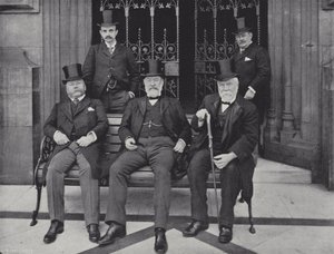 Representant för handel (s/v foto) av J. Benjamin Stone