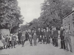 Northumbrian Baal-elden, som för in Fagots