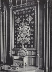 Den kungliga plats i Kings Robing-Room av J. Benjamin Stone