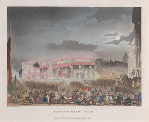 Bartholomew Fair, 1 februari 1808., 1 februari 1808. av J. Bluck