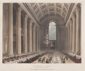 Egyptian Hall, Mansion House, 1 januari 1809., 1 januari 1809.