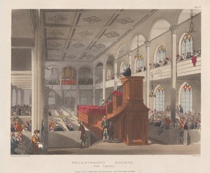 Filantropiska sällskapet, Kapellet, 1 april 1809., 1 april 1809. av J. Bluck