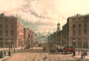 Regent Street från Piccadilly, c1822.