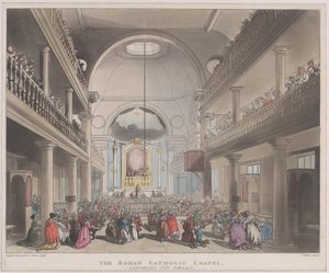 Det romersk-katolska kapellet, Lincolns Inn Fields, 1 april 1808., 1 april 1808.