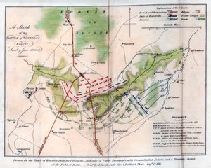 Slaget vid Waterloo, 1815 1816. av J Booth