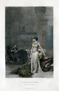 Cleopatra och Caesar Antony och Cleopatra, 1800-talet