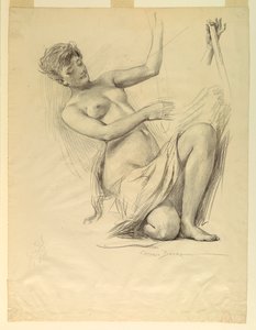 Figurstudie, möjligen för Dome of Manufactures och Liberal Arts Building, World