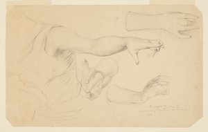 Studies of Hands for Dome of Manufactures och Liberal Arts Building, World