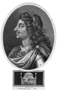 Karl II, kung av England, Skottland och Irland, 1800-talet. av J. Chapman