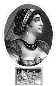 Kleopatra, drottning av Egypten, 1804. av J. Chapman