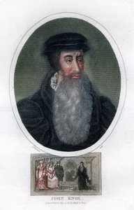 John Knox, skotsk religiös reformator, 1812. av J. Chapman