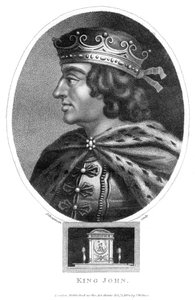 Kung Johannes 1167-1216, 1804. av J. Chapman