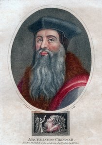 Thomas Cranmer, ärkebiskop av Canterbury, 1802. av J. Chapman