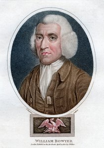 William Bowyer, engelsk tryckare och litterär redaktör från 1700-talet, 1800. av J. Chapman