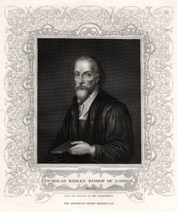 Nicholas Ridley, biskop av London, 1800-talet av J. Cochran