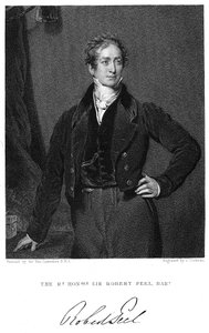 Robert Peel, brittisk statsman från 1800-talet