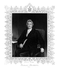 Thomas Clarkson, engelsk politiker och antislaverikampanj, 1800-talet.