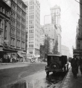 Broadway and the Times Building, New York City, USA, 1900-talet