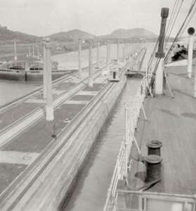 SS Orbita, Panamakanalen, Panama, 1900-talet