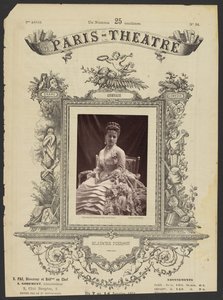 Paris Theatre: Blanche Pierson av J. Émile Tourtin