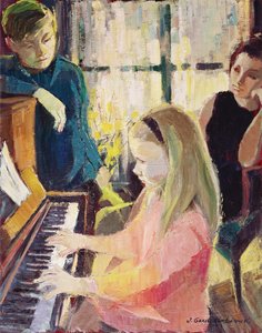 Vid pianot av J. Gard Urbanek